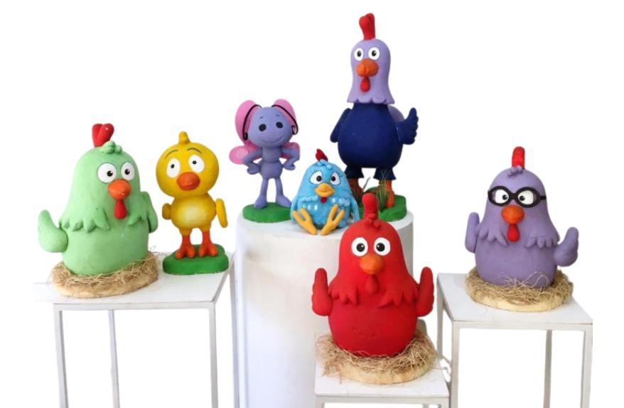 Kit Personagens Galinha Pintadinha