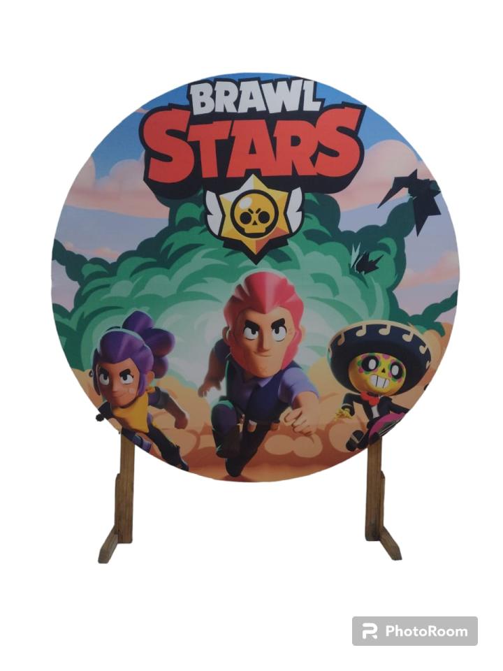 Painel redondo - Brawl Stars