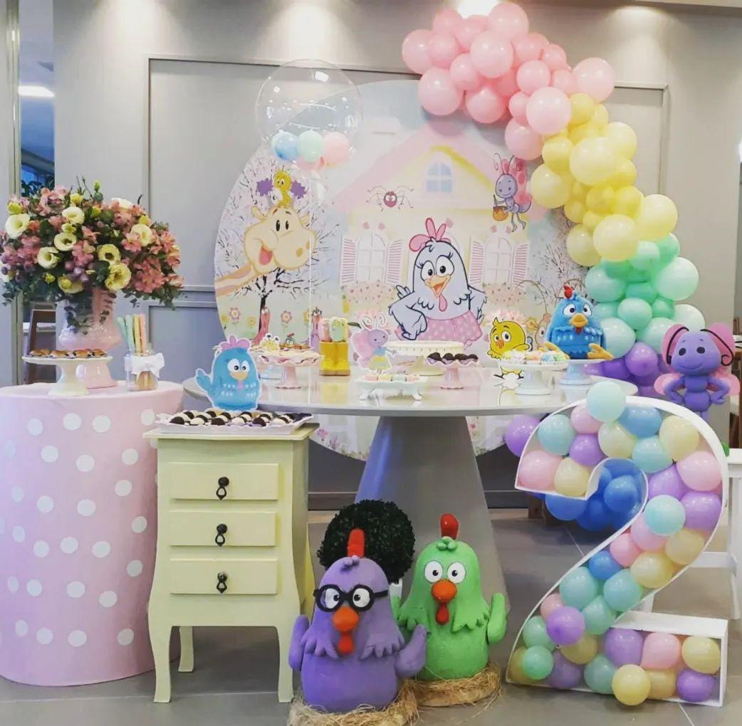 Painel redondo - Galinha Pintadinha 