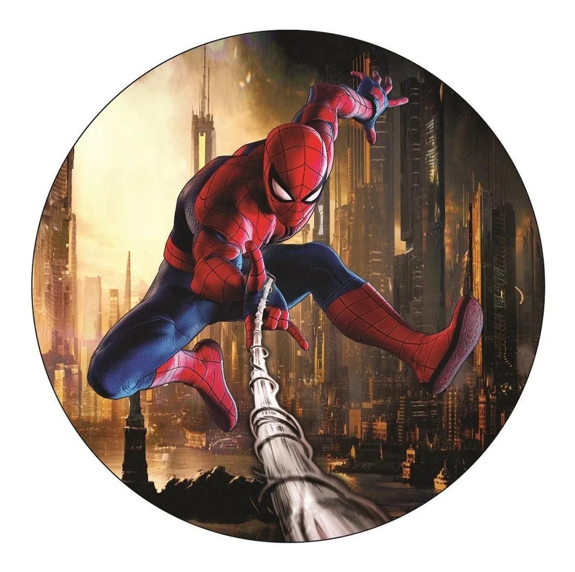Painel redondo - Homem Aranha