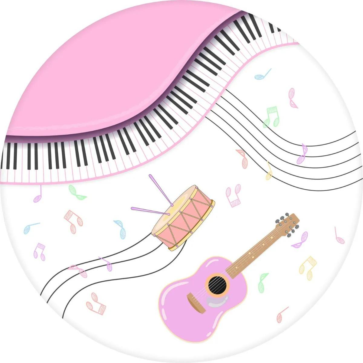 Painel redondo - Música